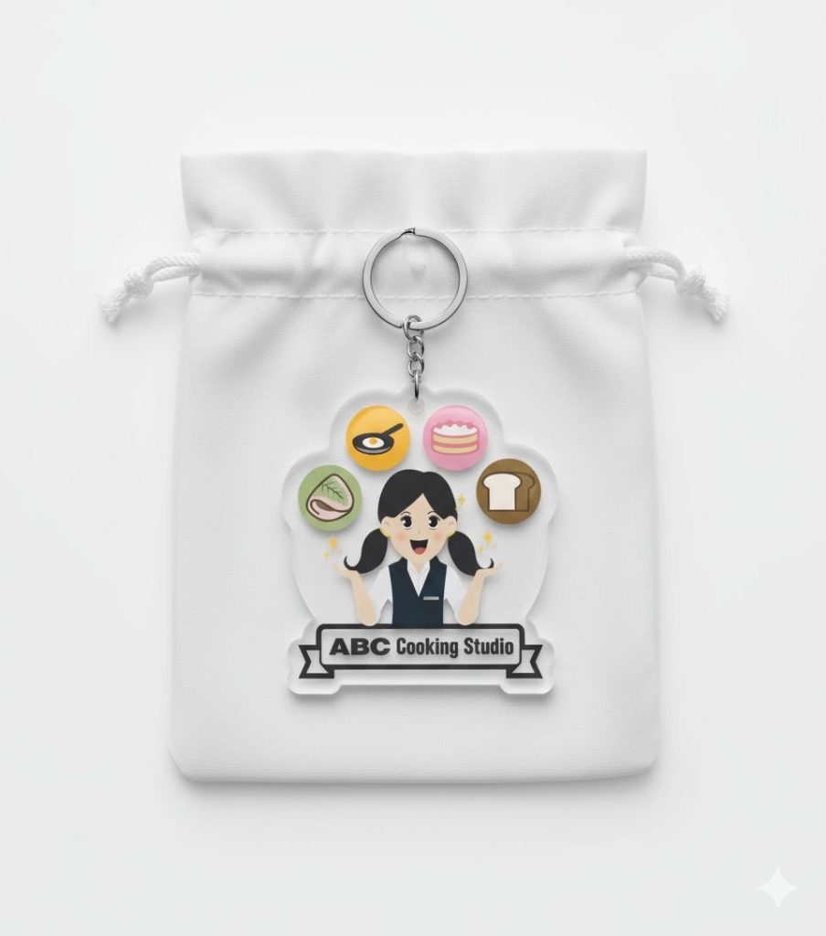 Gantungan kunci akrilik custom