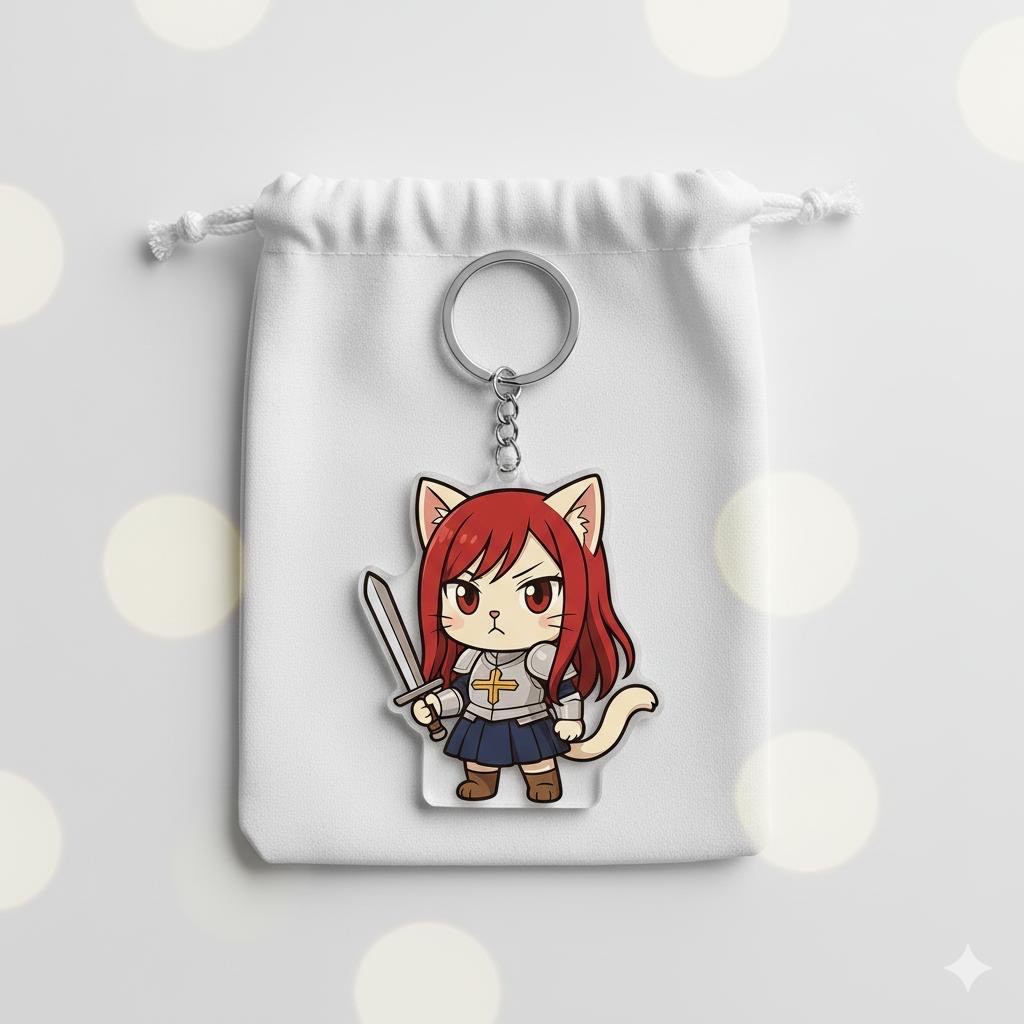 Gantungan kunci akrilik custom