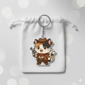 Gantungan kunci Akrilik Custom